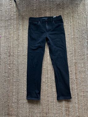 Everlane Uniform Black Slim Jeans, 31x28, worn